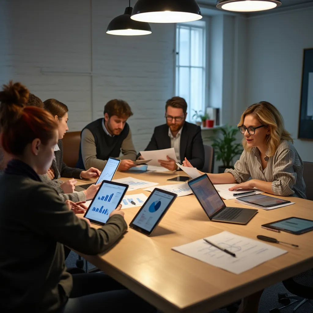 Session de travail de l'équipe FiscaliFr