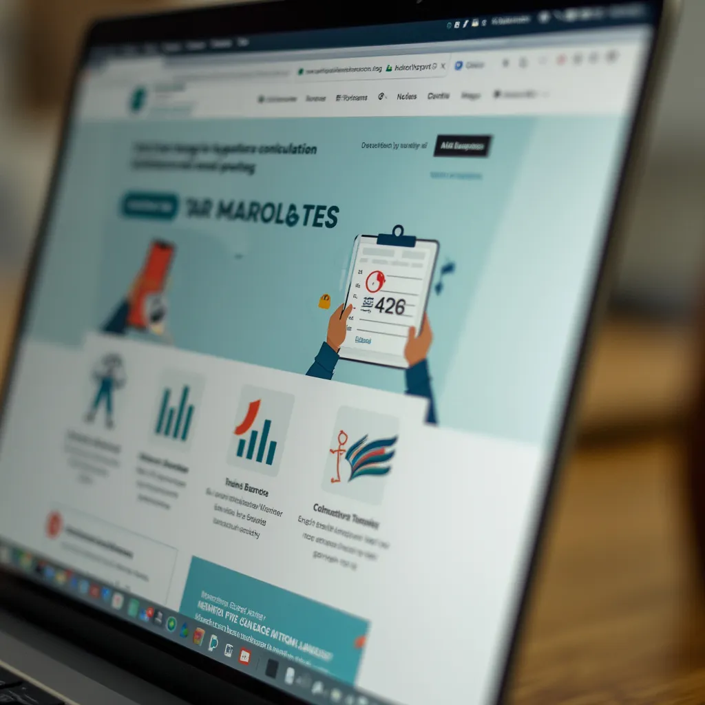 Site FiscaliFr sur écran d'ordinateur